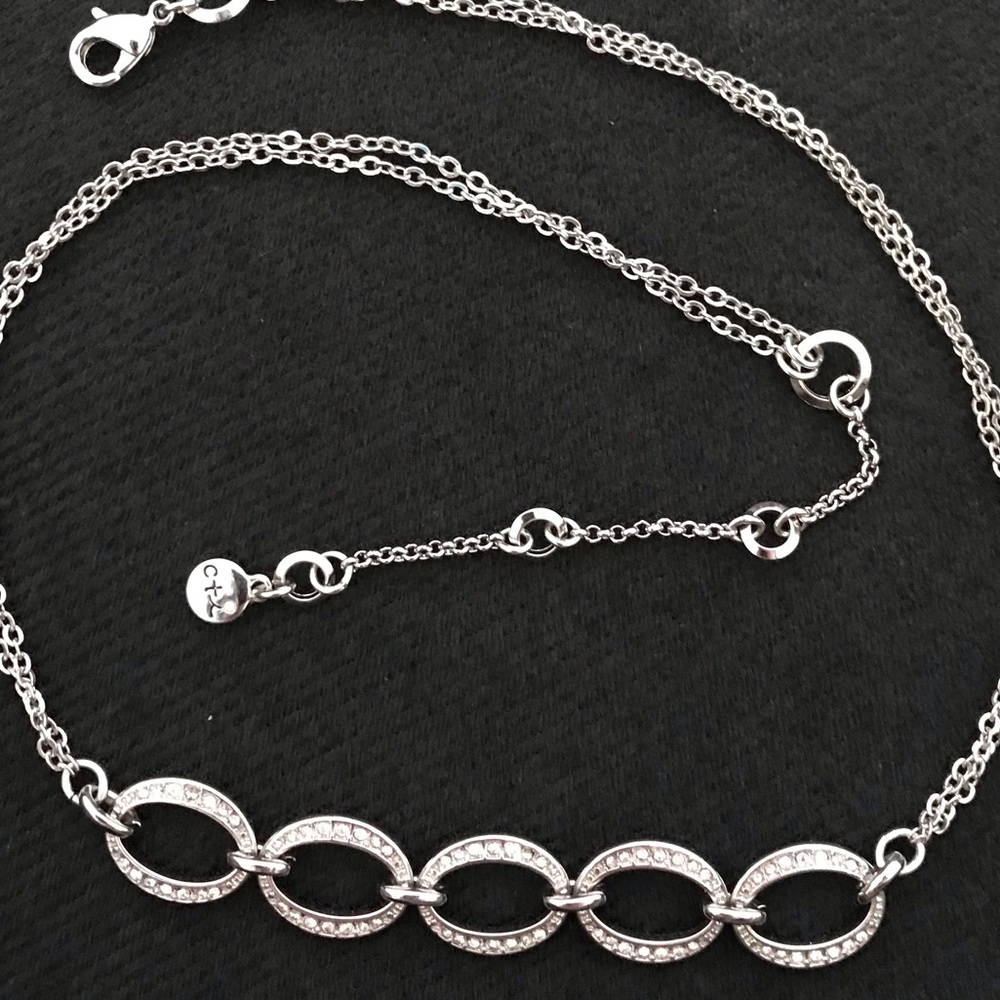 Chloe and Isabel Oval Link Silver Necklace
